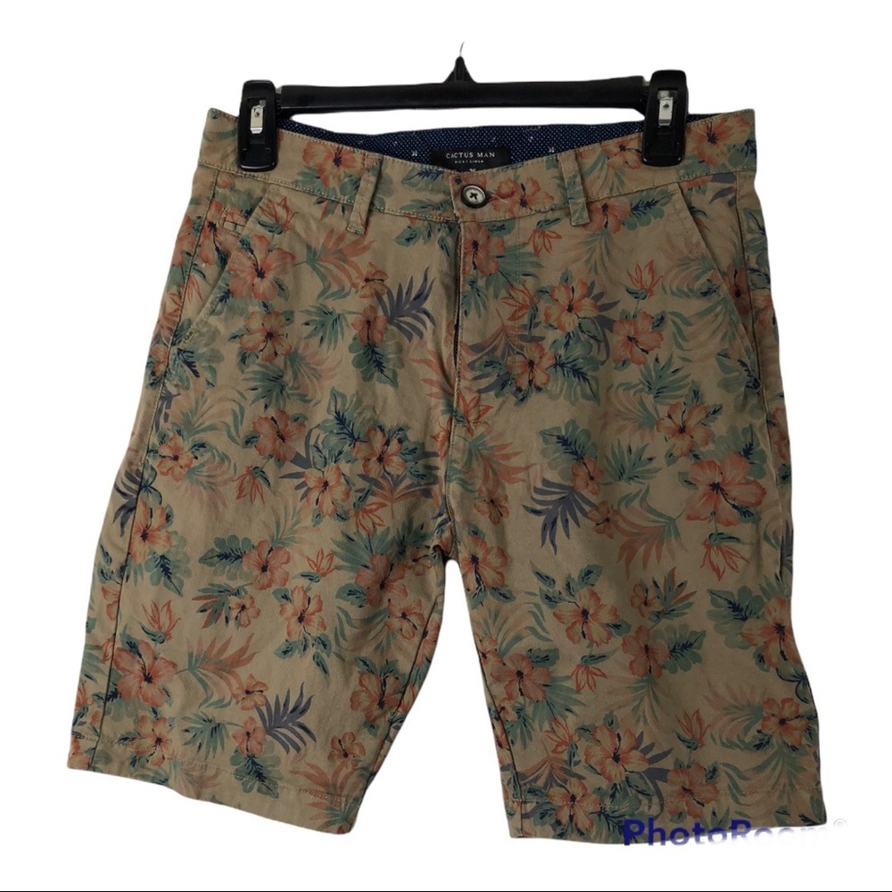 Cactus men’s Floral Bermudas shorts Size 29